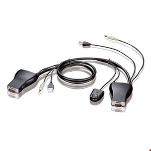  سوئیچ کی وی ام دی لینک 2 پورت DKVM-222 