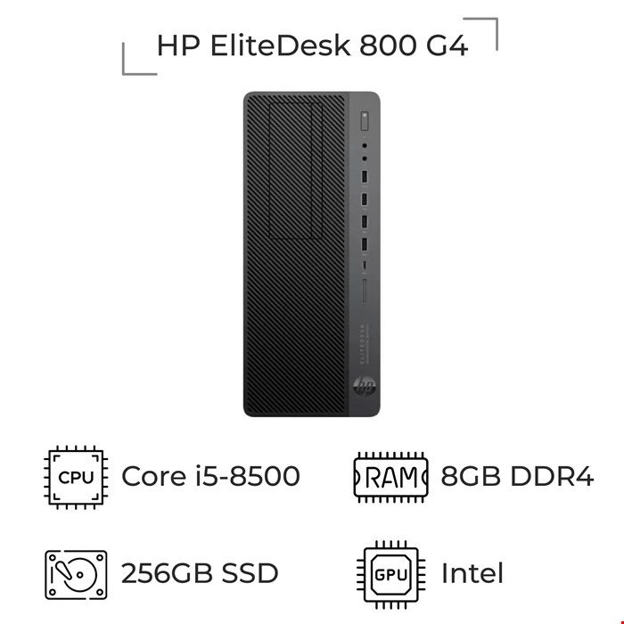 مینی کیس استوک HP ProDesk 400 G7 پردازنده i5 نسل 10